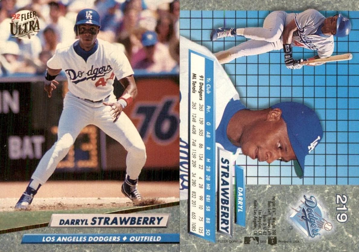 Darryl Strawberry 1992 unknown Ultra