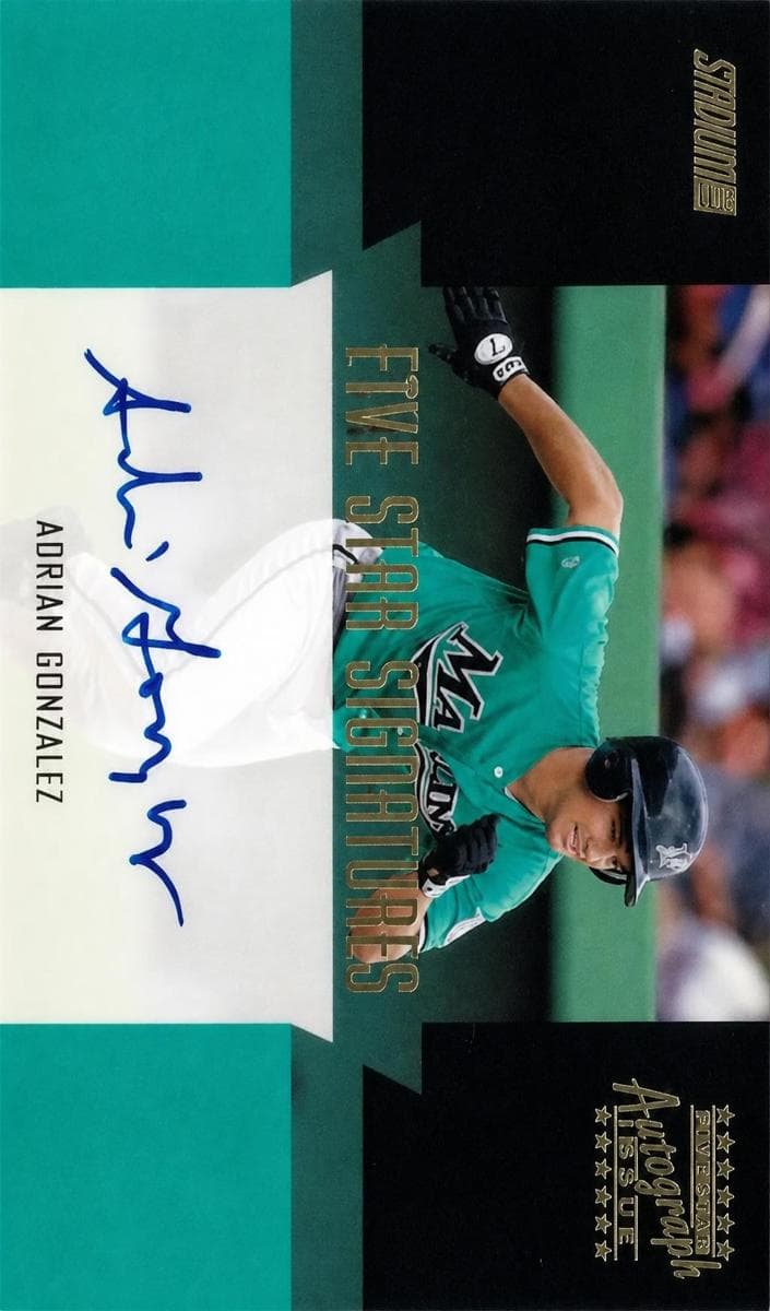 Adrian Gonzalez 2001 unknown Stadium Club