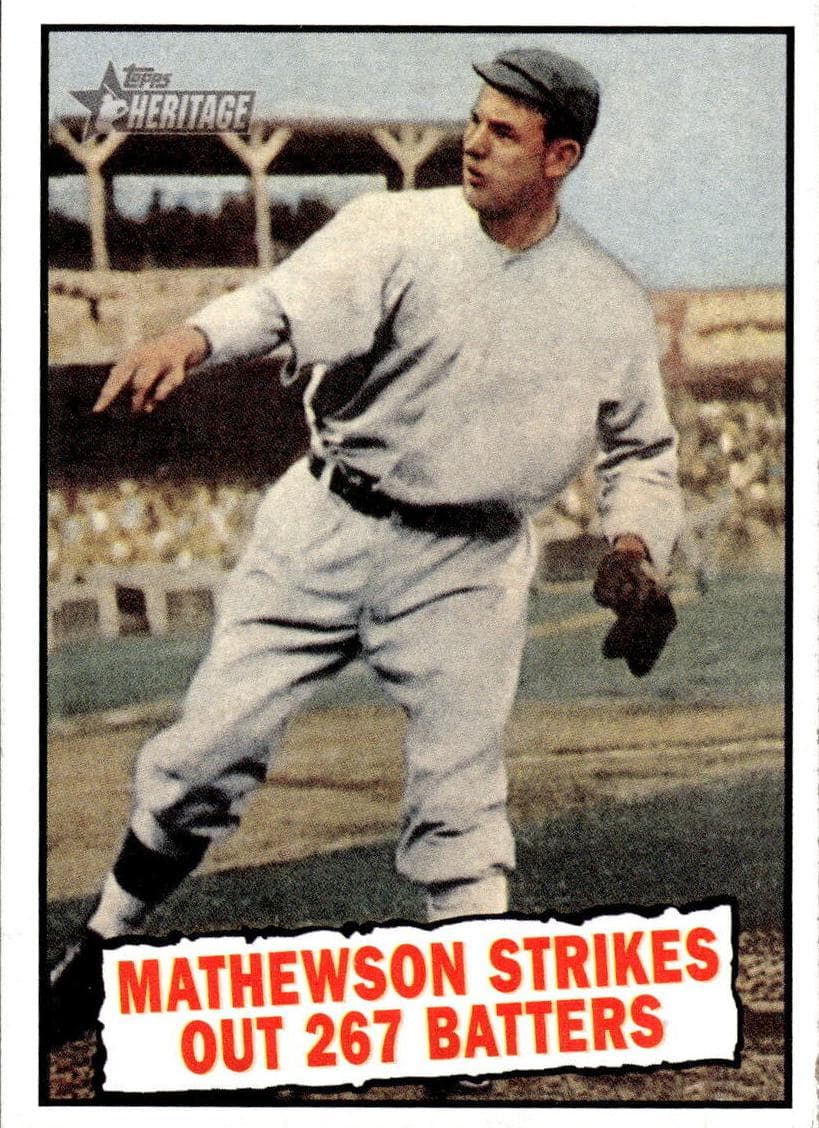 Mathewson Strikes Out 267 Batters #408