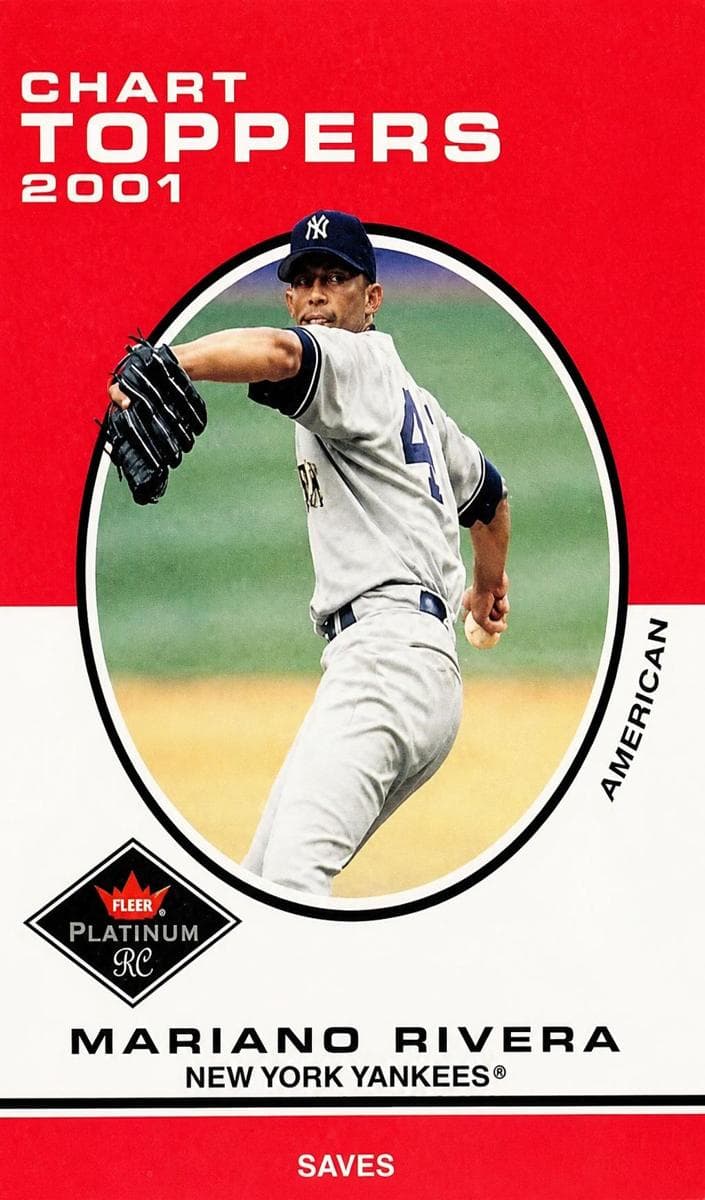 Mariano Rivera 2001 fleer Fleer Platinum