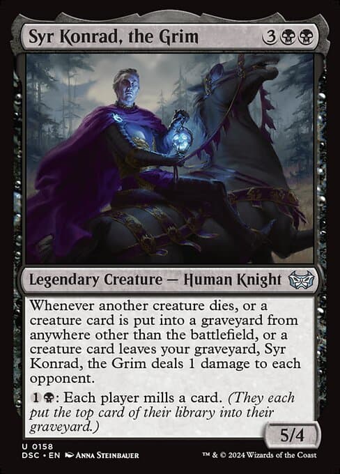 Syr Konrad, the Grim Magic: The Gathering Zendikar Rising Commander