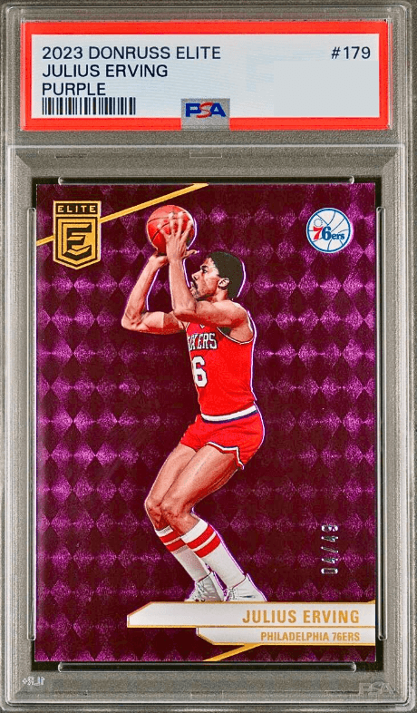 Julius Erving 2023 panini Donruss Elite