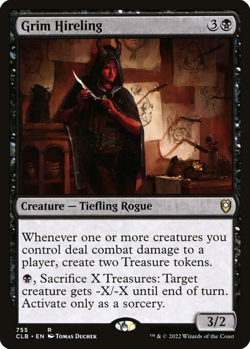 Grim Hireling 2022 Magic: The Gathering Commander Legends: Battle for Baldur's Gate
