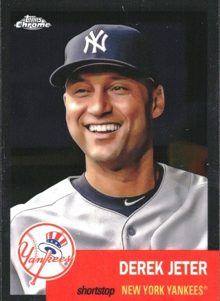 Derek Jeter 2022 topps Topps Chrome Platinum Anniversary