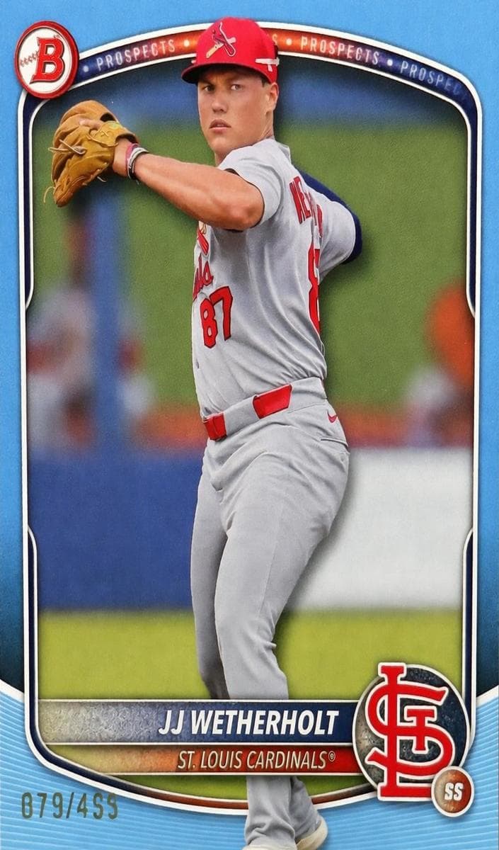 JJ Wetherholt 2025 bowman Draft