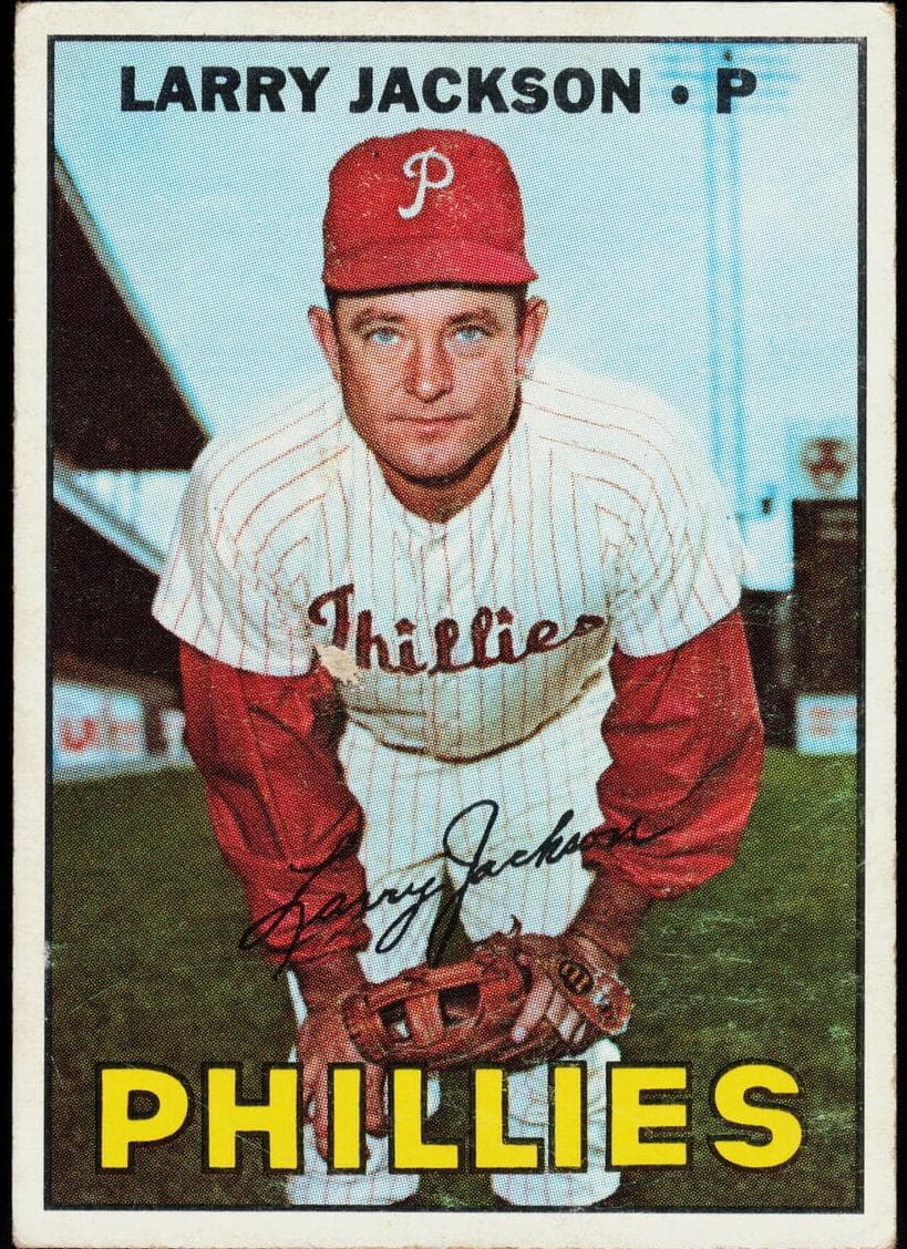 Larry Jackson 1967 topps Topps