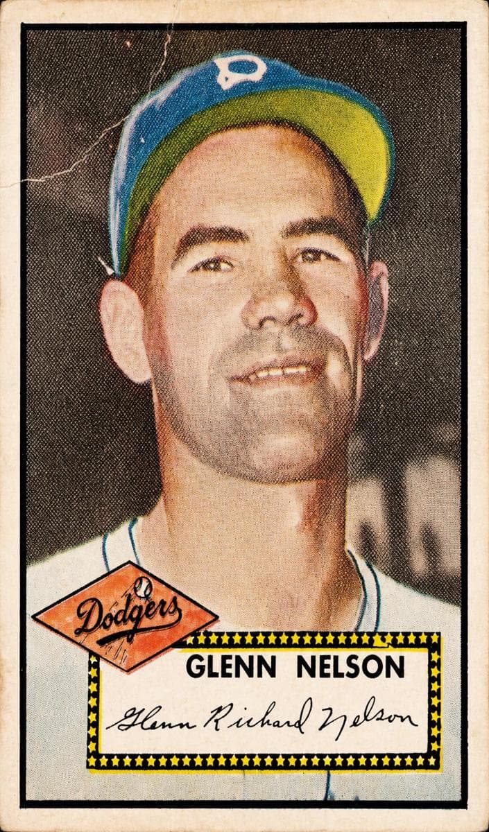 Glenn Nelson 1952 topps Topps