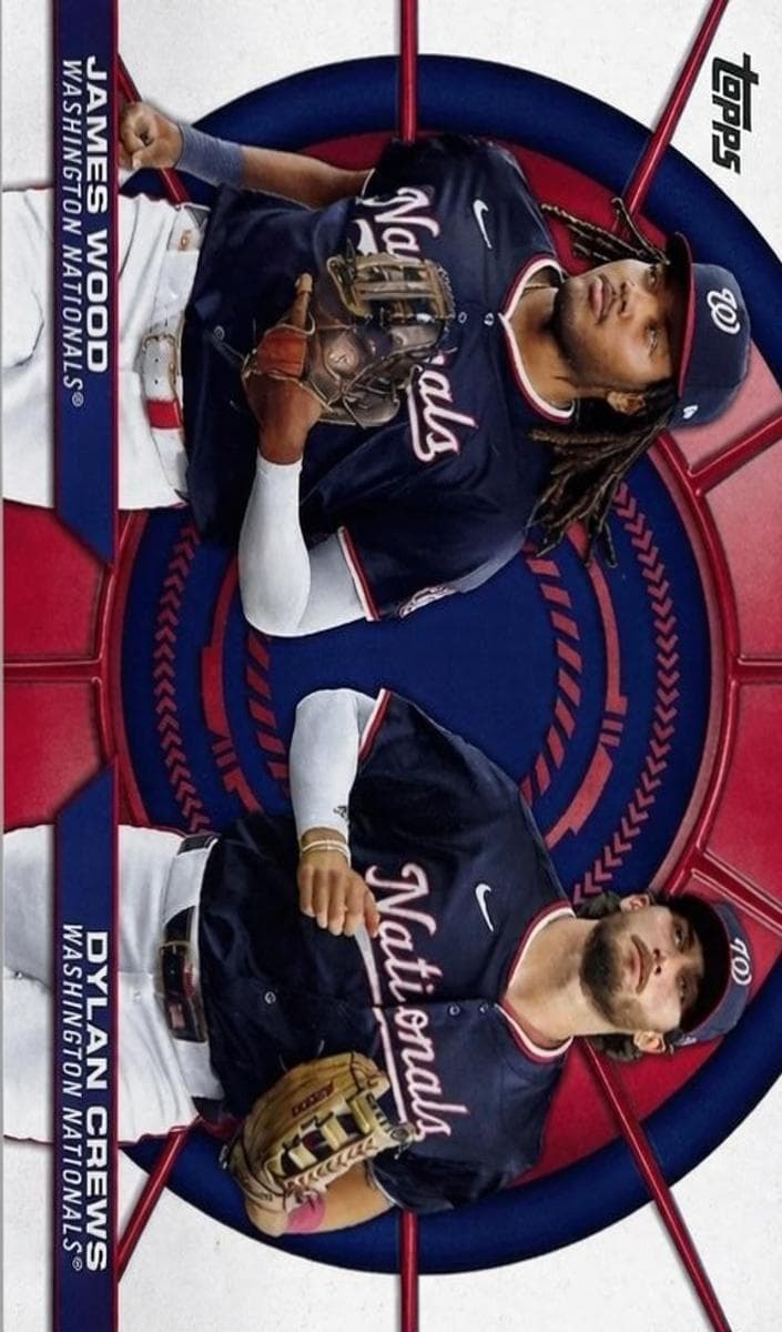 Dylan Crews / James Wood trading card