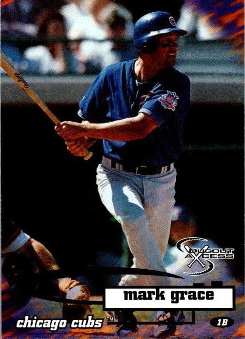 Mark Grace 1998 skybox Dugout Axcess