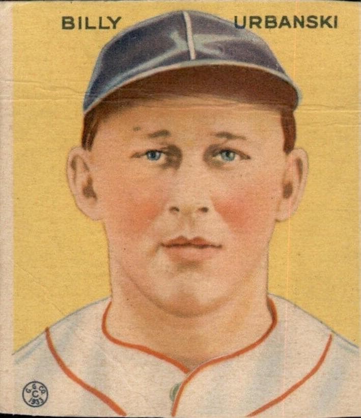 Billy Urbanski 1933 unknown Goudey