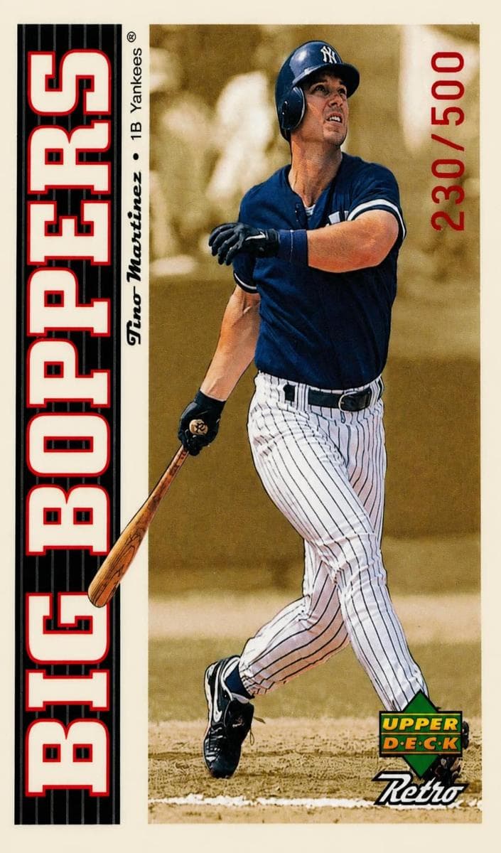 Tino Martinez 1998 upper-deck Upper Deck Retro