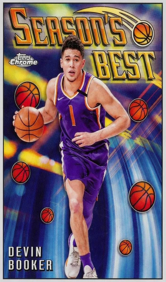Devin Booker 2023 topps Topps Chrome