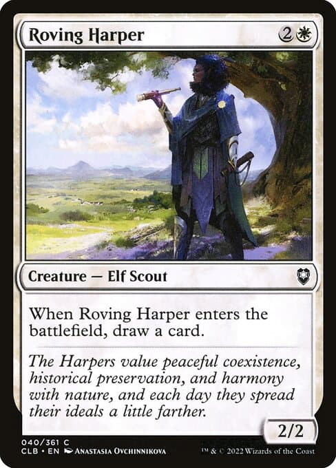 Roving Harper 2022 Magic: The Gathering Commander Legends: Battle for Baldur's Gate