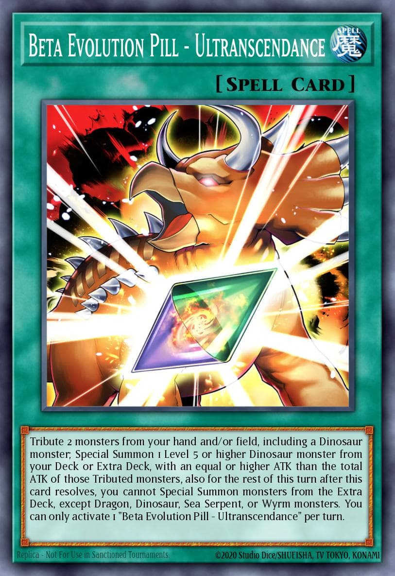 Beta Evolution Pill - Ultranscendance 2024 Yu-Gi-Oh! 25th Anniversary Tin: Dueling Mirrors
