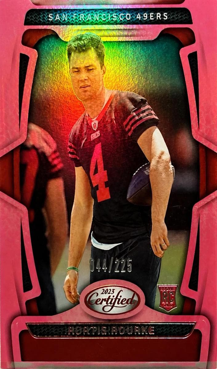 Kurtis Rourke trading card
