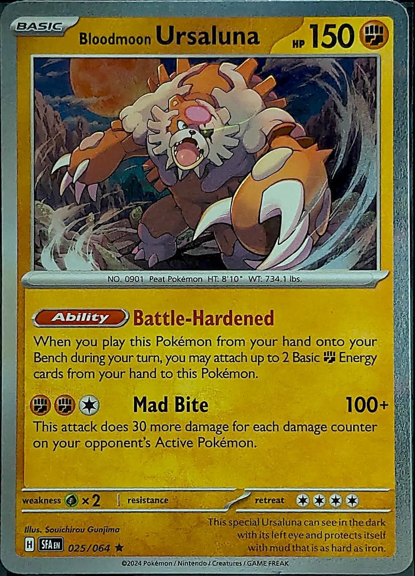 Bloodmoon Ursaluna trading card