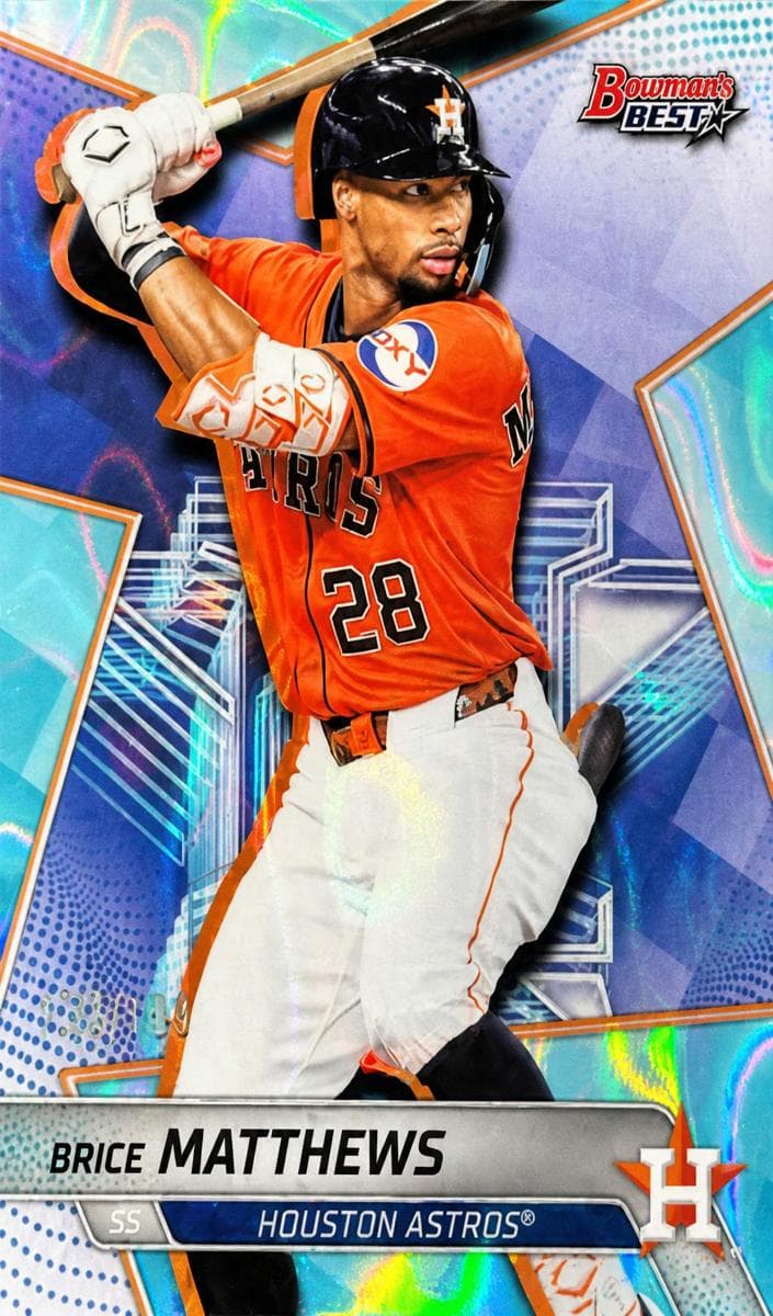 Brice Matthews 2025 bowman Bowman Best