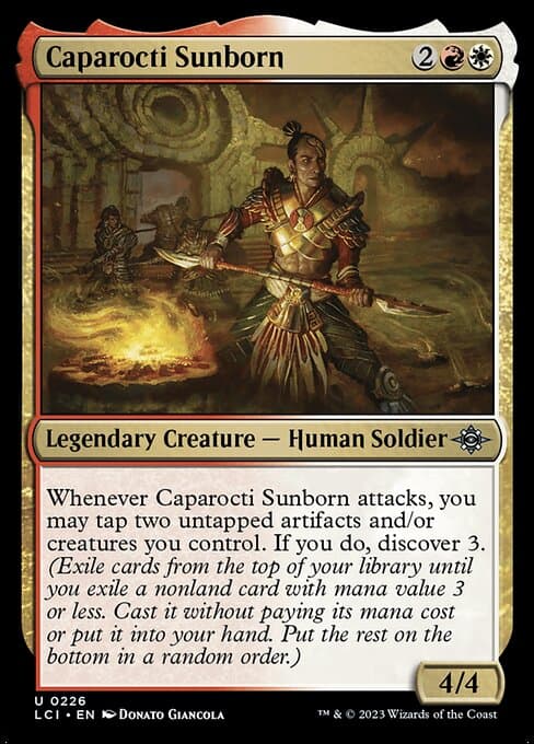 Caparocti Sunborn 2023 Magic: The Gathering Lost Caverns of Ixalan