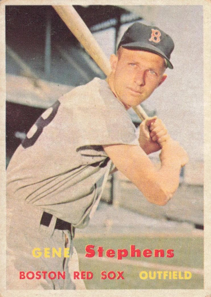 Gene Stephens 1957 topps Topps