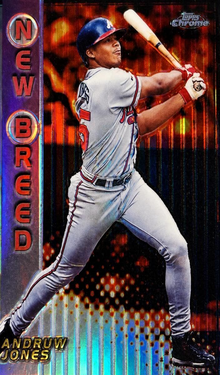 Andruw Jones 1999 topps Topps Chrome
