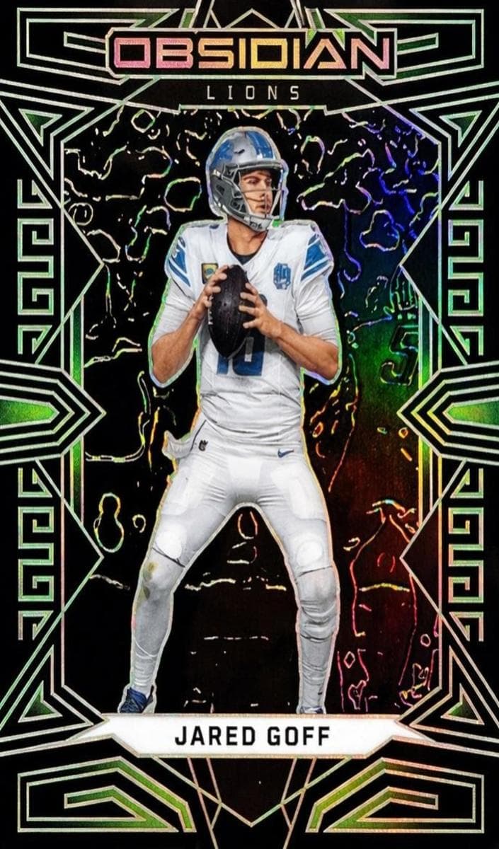 Jared Goff 2023 panini Panini Obsidian