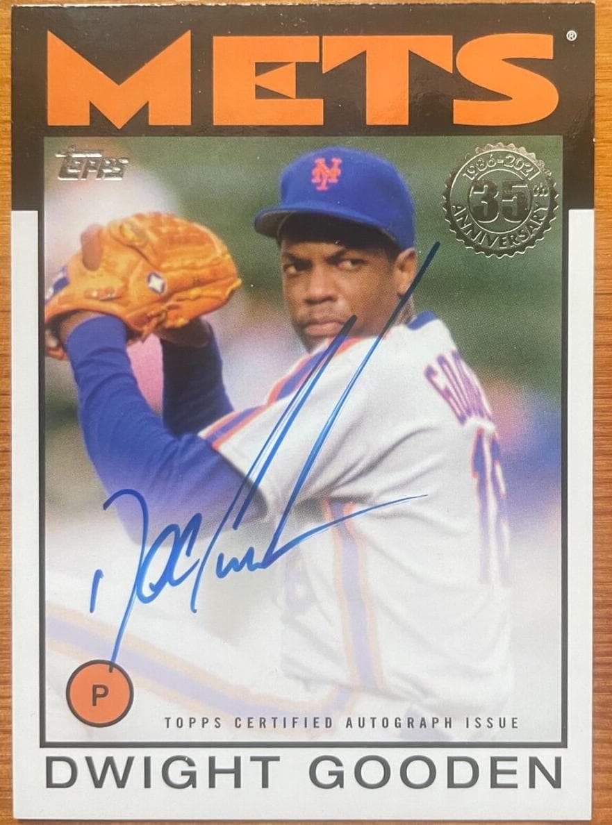 Dwight Gooden 2021 topps