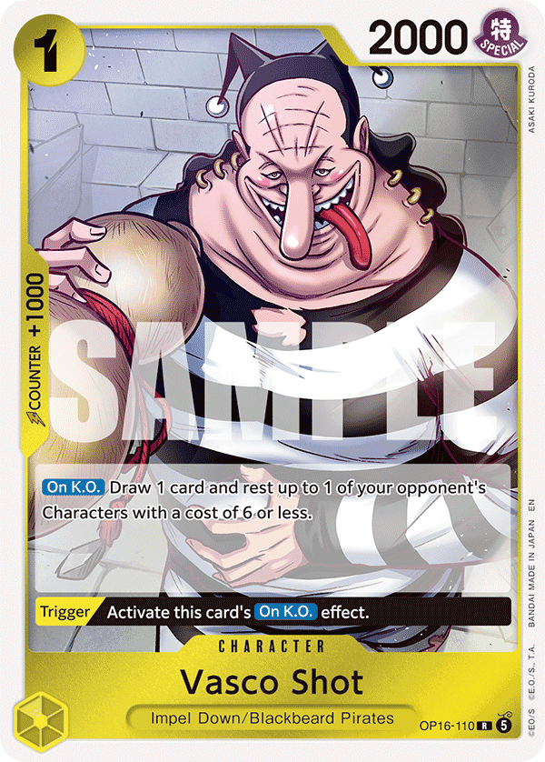 Vasco Shot 2026 One Piece