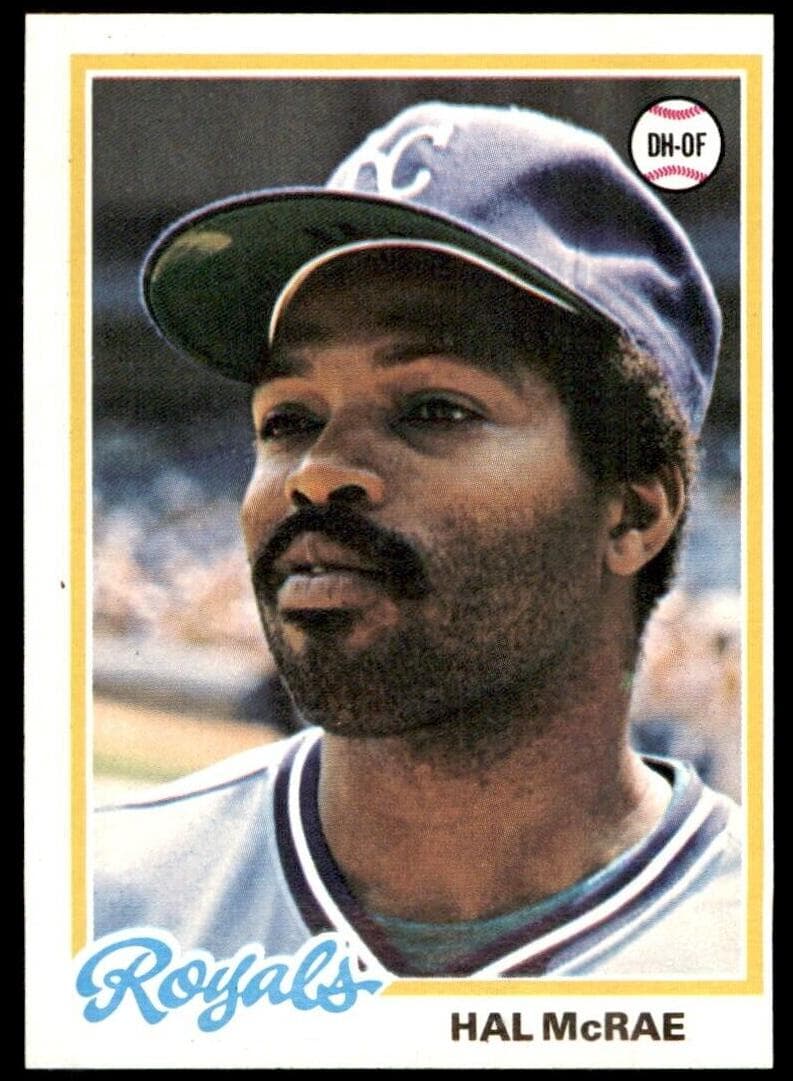 Hal McRae 1978 topps Topps