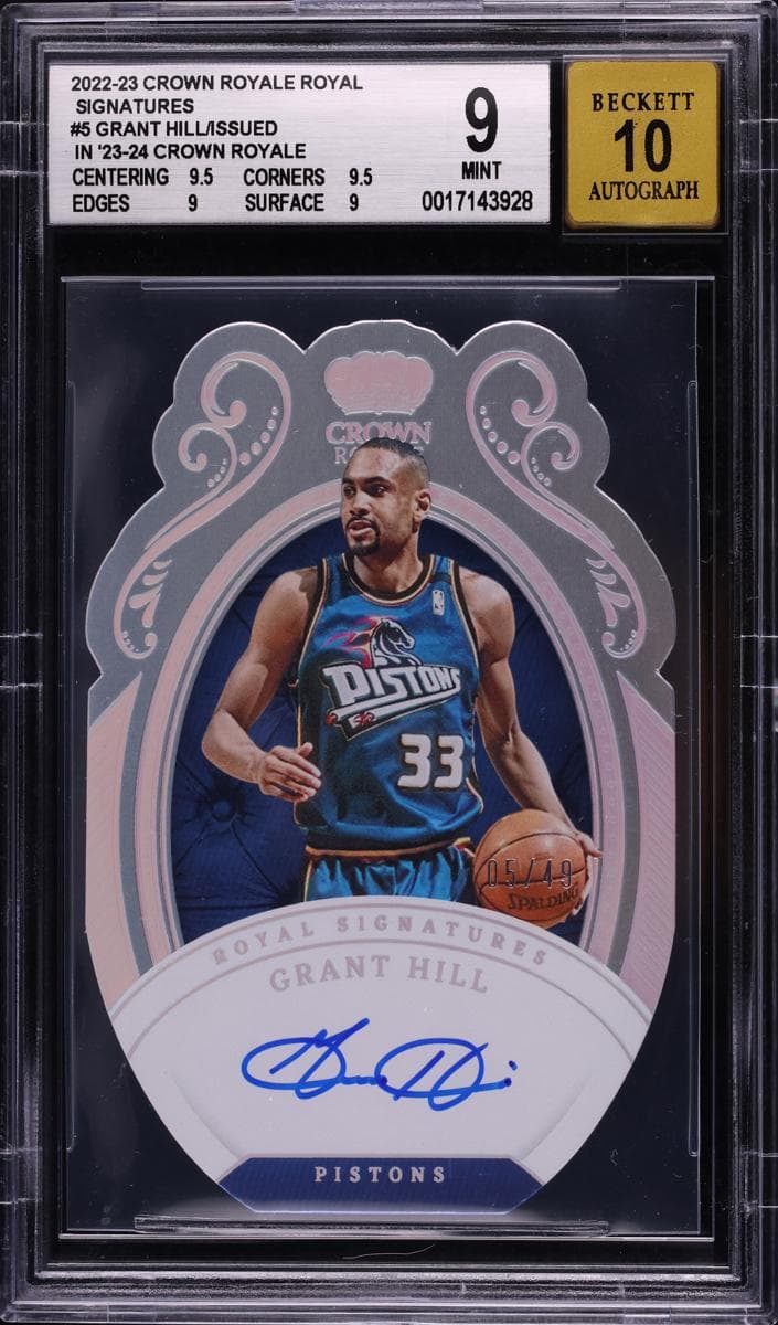 Grant Hill 2022 panini Panini Crown Royale