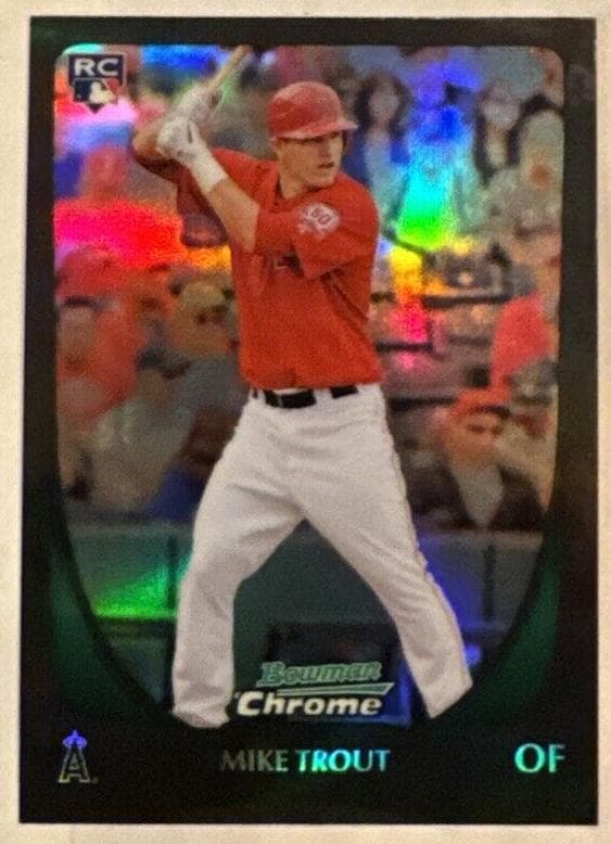 Mike Trout trading card