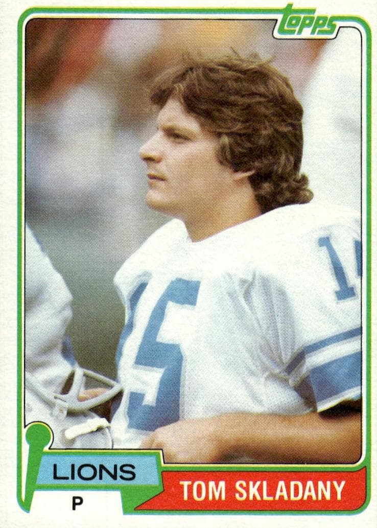 Tom Skladany 1981 topps Topps