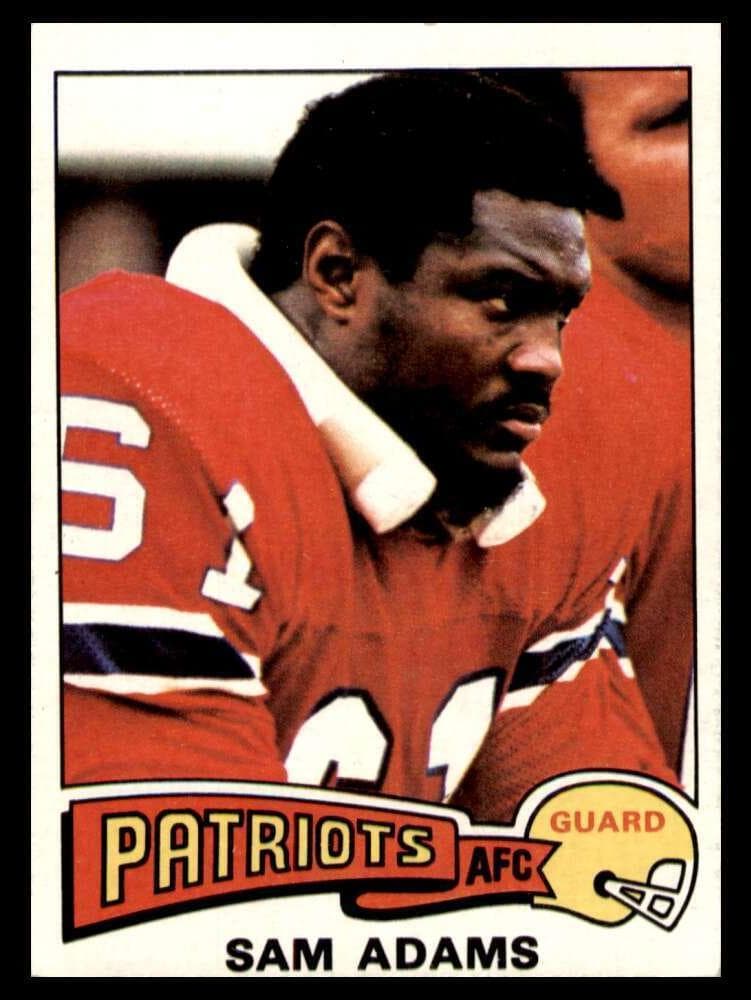 Sam Adams 1975 topps Topps