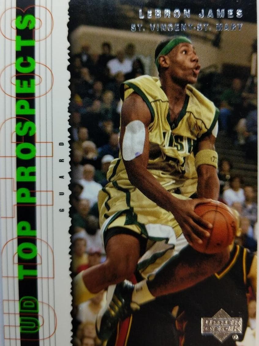 LeBron James 2003 upper-deck