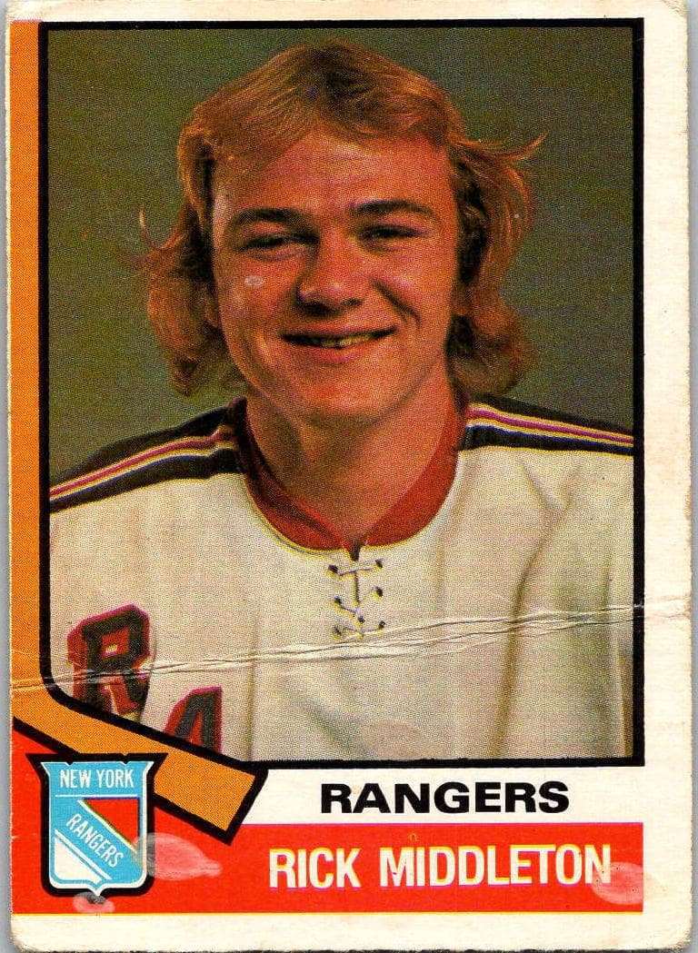 Rick Middleton 1974 topps O-Pee-Chee