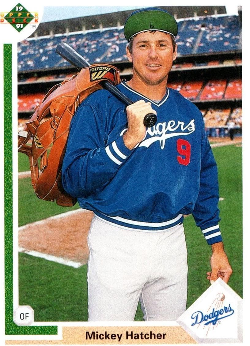 Mickey Hatcher 1991 upper-deck