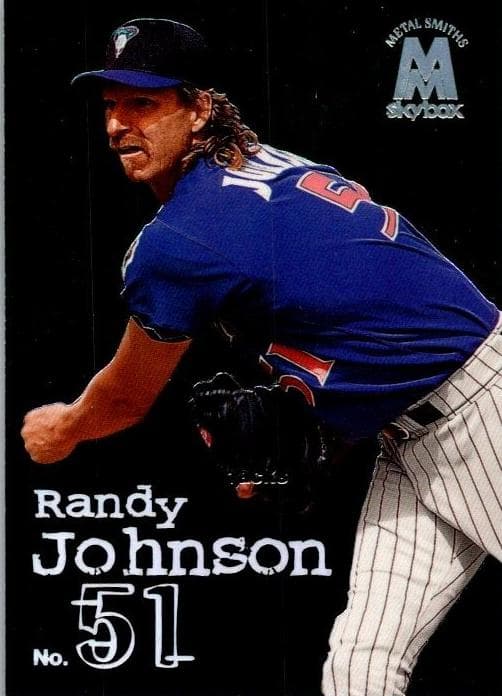 Randy Johnson 1999 fleer SkyBox Molten Metal