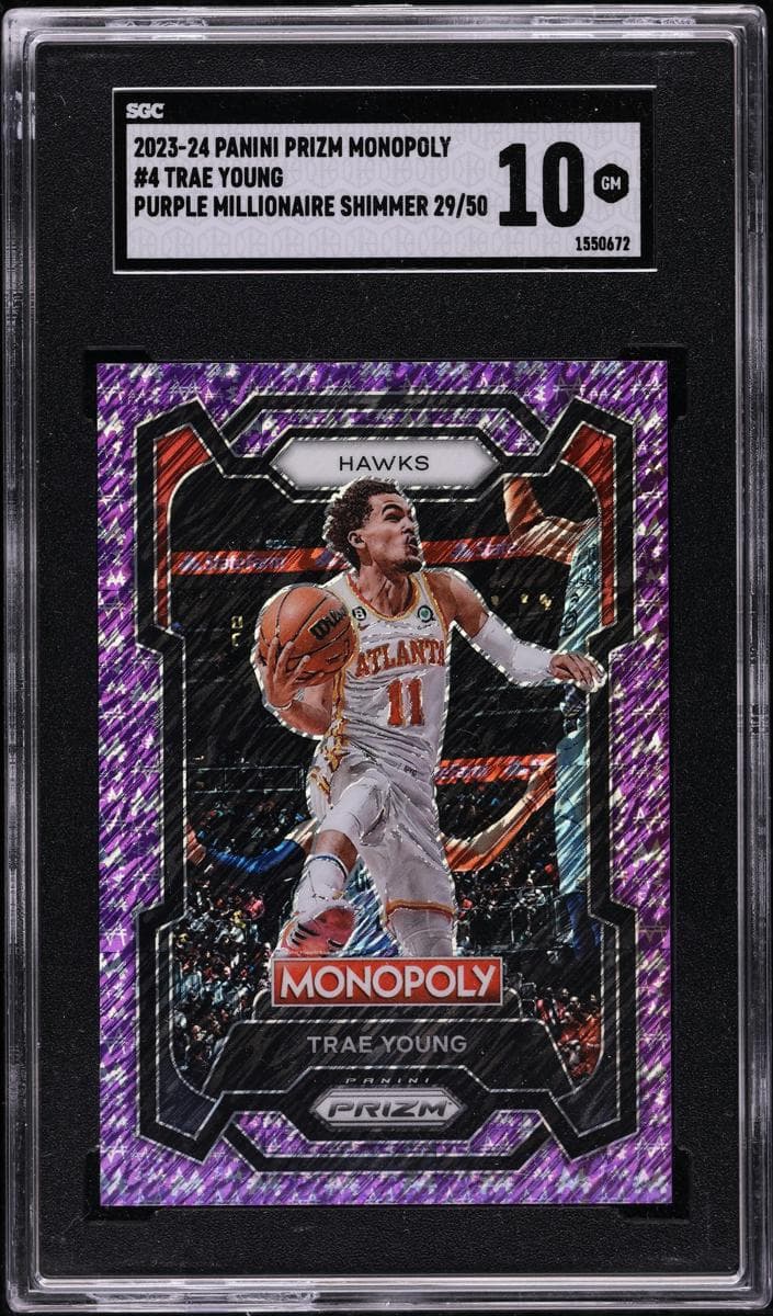 Trae Young 2023 panini Panini Prizm Monopoly