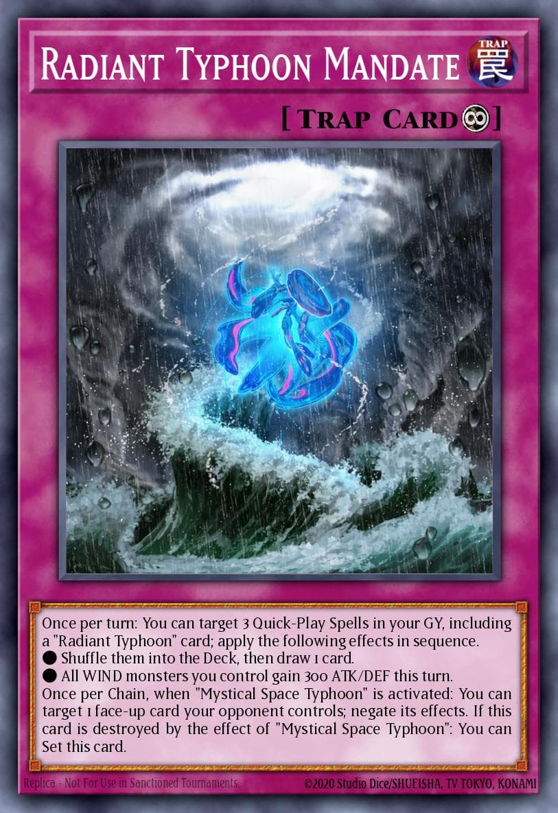 Radiant Typhoon Mandate 2025 Yu-Gi-Oh! Doom of Dimensions