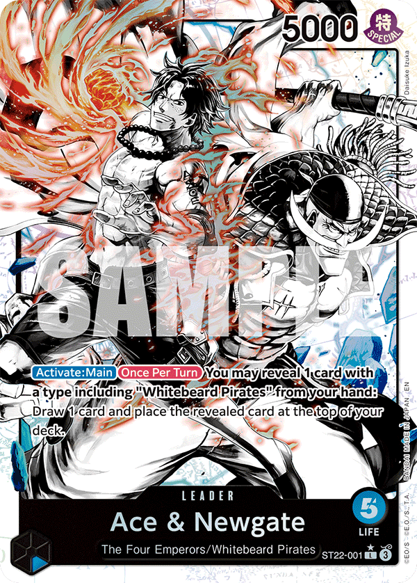 Ace & Newgate 2025 One Piece Starter Deck 22: Ace & Newgate