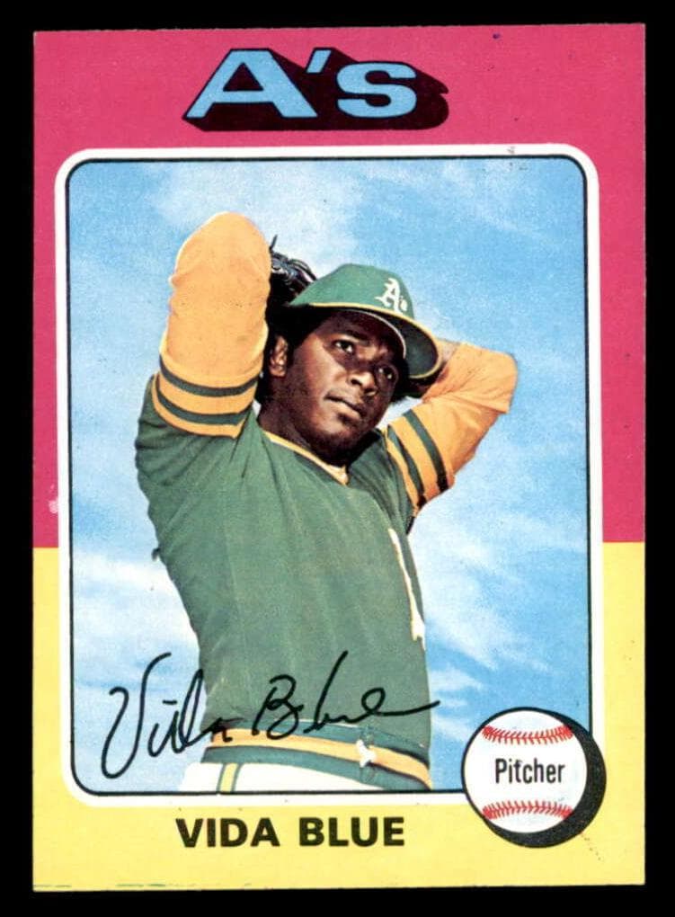 Vida Blue 1975 topps Topps