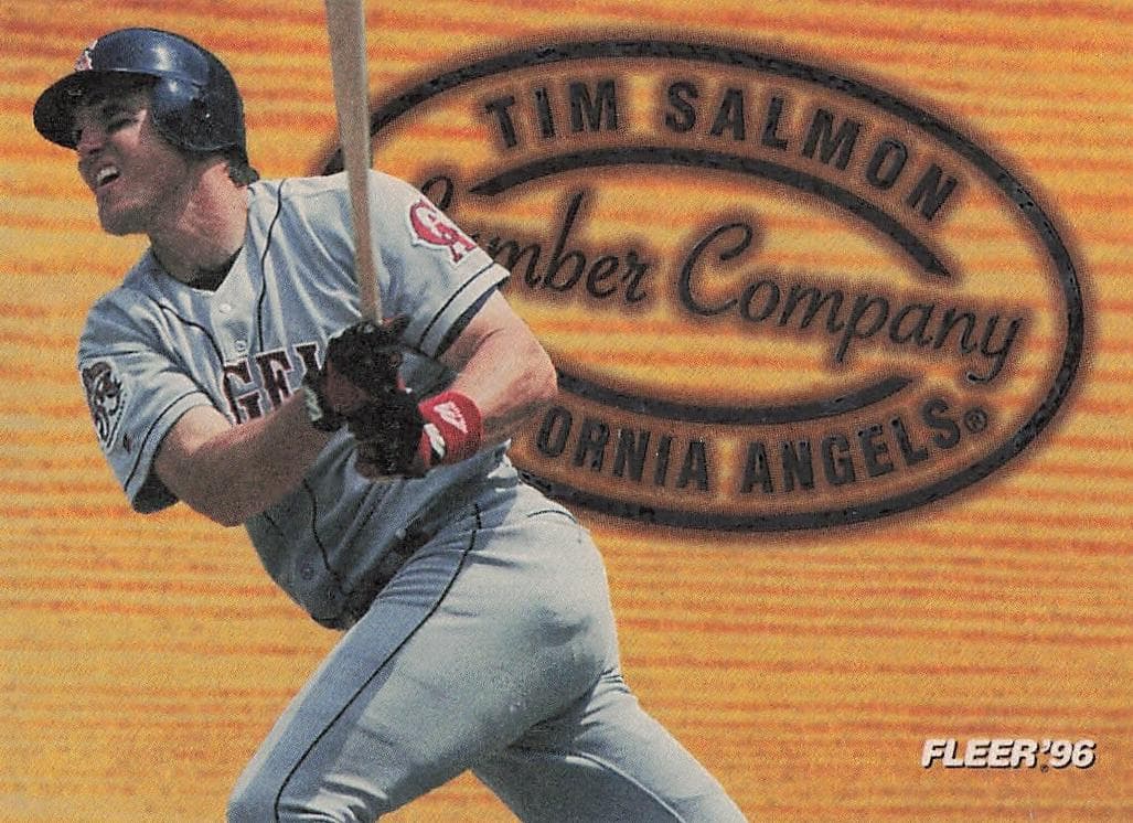 Tim Salmon 1996 fleer Fleer