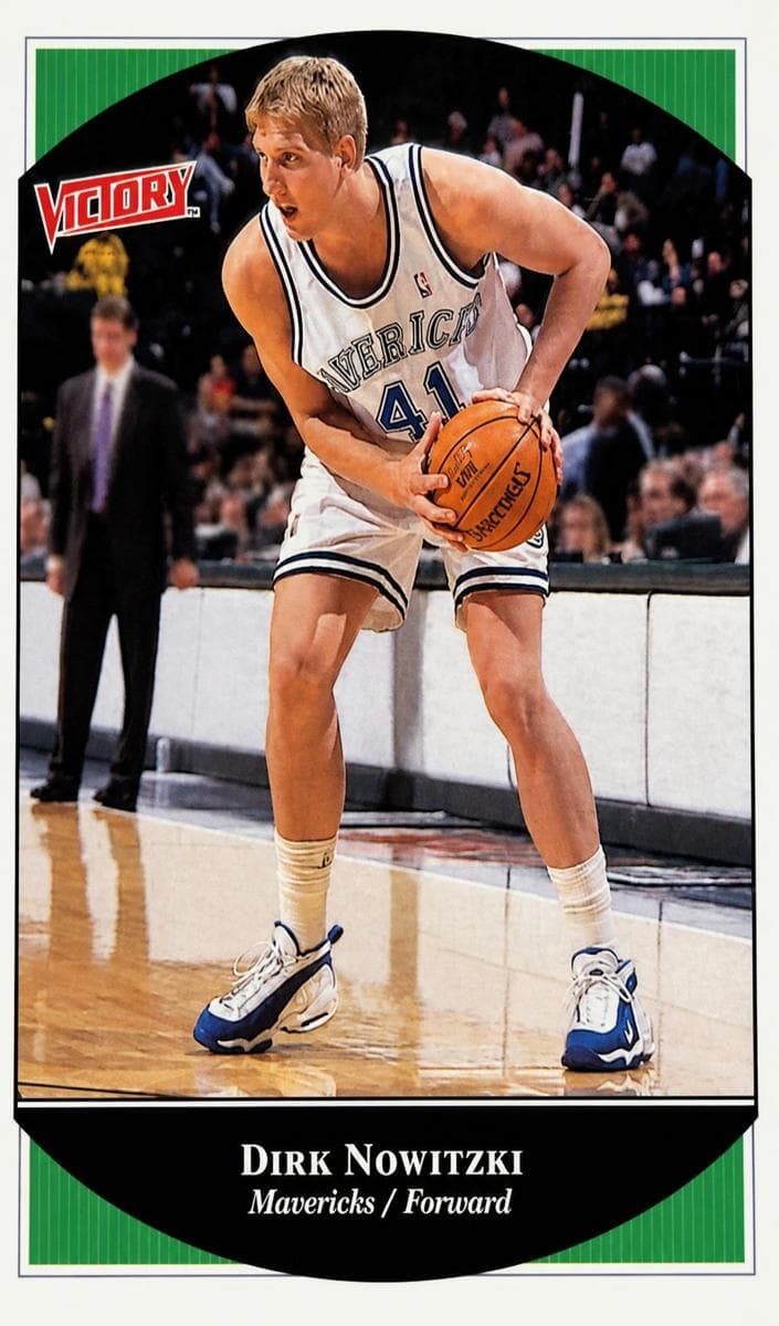 Dirk Nowitzki 1999 upper-deck Victory