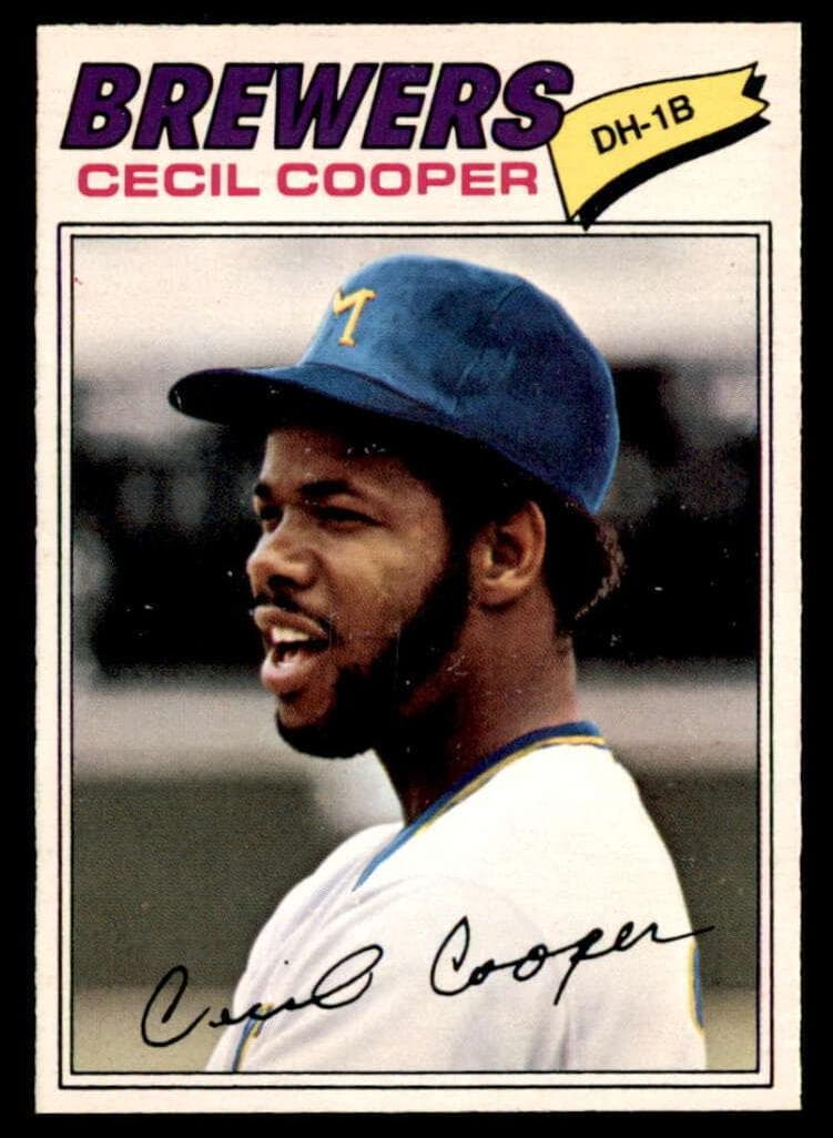 Cecil Cooper 1977 topps
