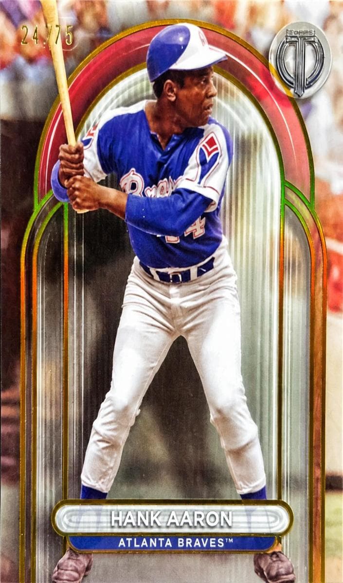 Hank Aaron 2024 topps Topps Tribute