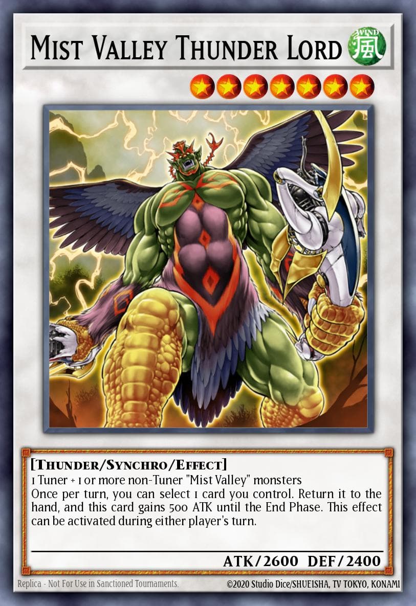 Mist Valley Thunder Lord 2010 Yu-Gi-Oh! Duel Terminal 2