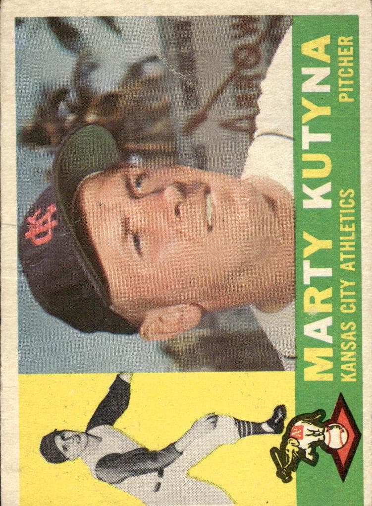 Marty Kutyna 1960 topps Topps