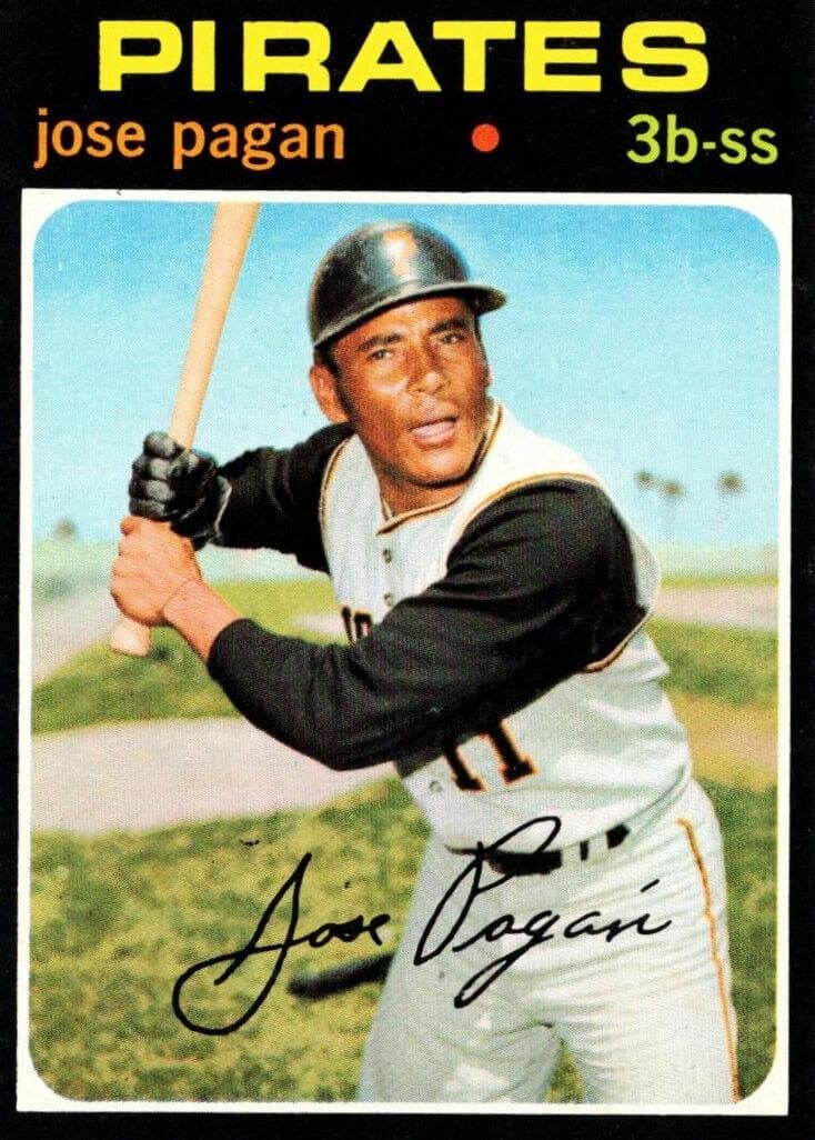 Jose Pagan 1971 topps Topps