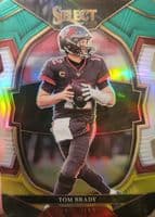 Tom Brady 2022 panini Select Concourse Black & Red Die-Cut