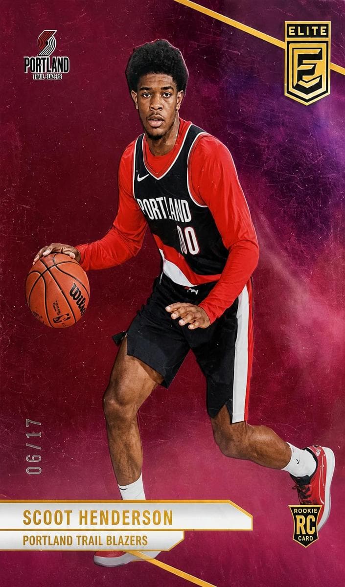 Scoot Henderson 2023 panini Donruss Elite
