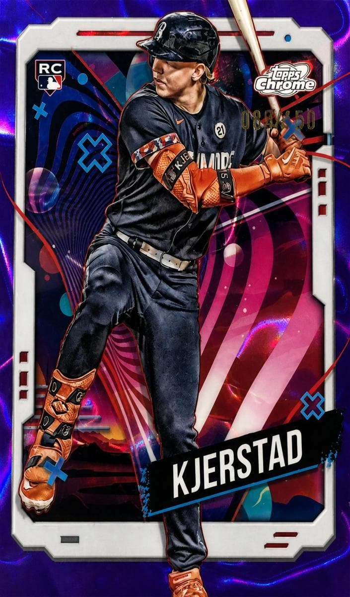 Heston Kjerstad 2024 topps Topps Cosmic Chrome